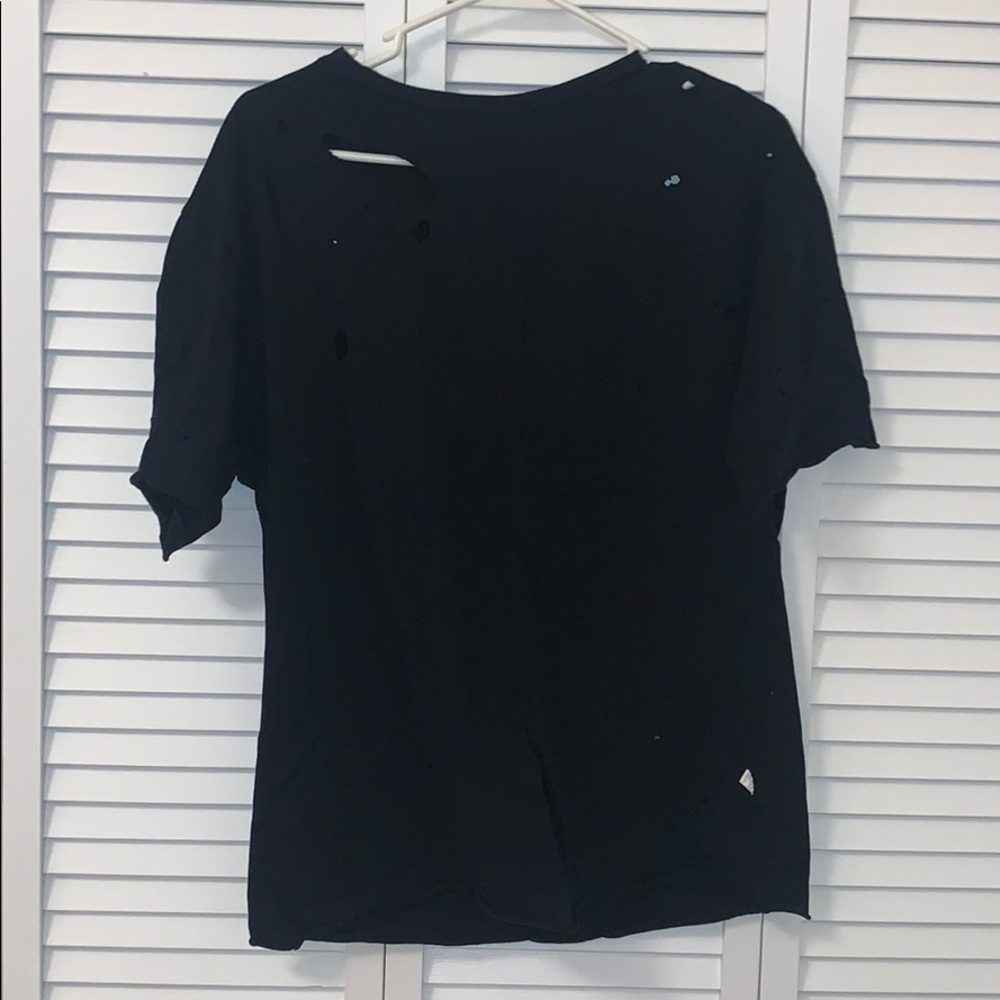 Black t-shirt with holes BRAND NEW